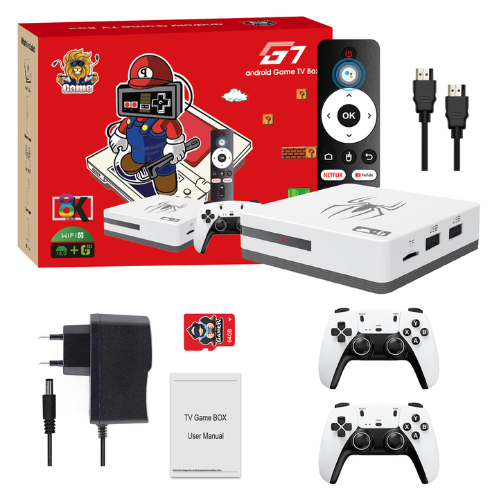 Gaming Console In Tv - คุณภาพสูงแบบพกพา G7 เกมคอนโซลหน้าจอขนาดใหญ่เครื่องเล่นวิดีโอเกมทีวี